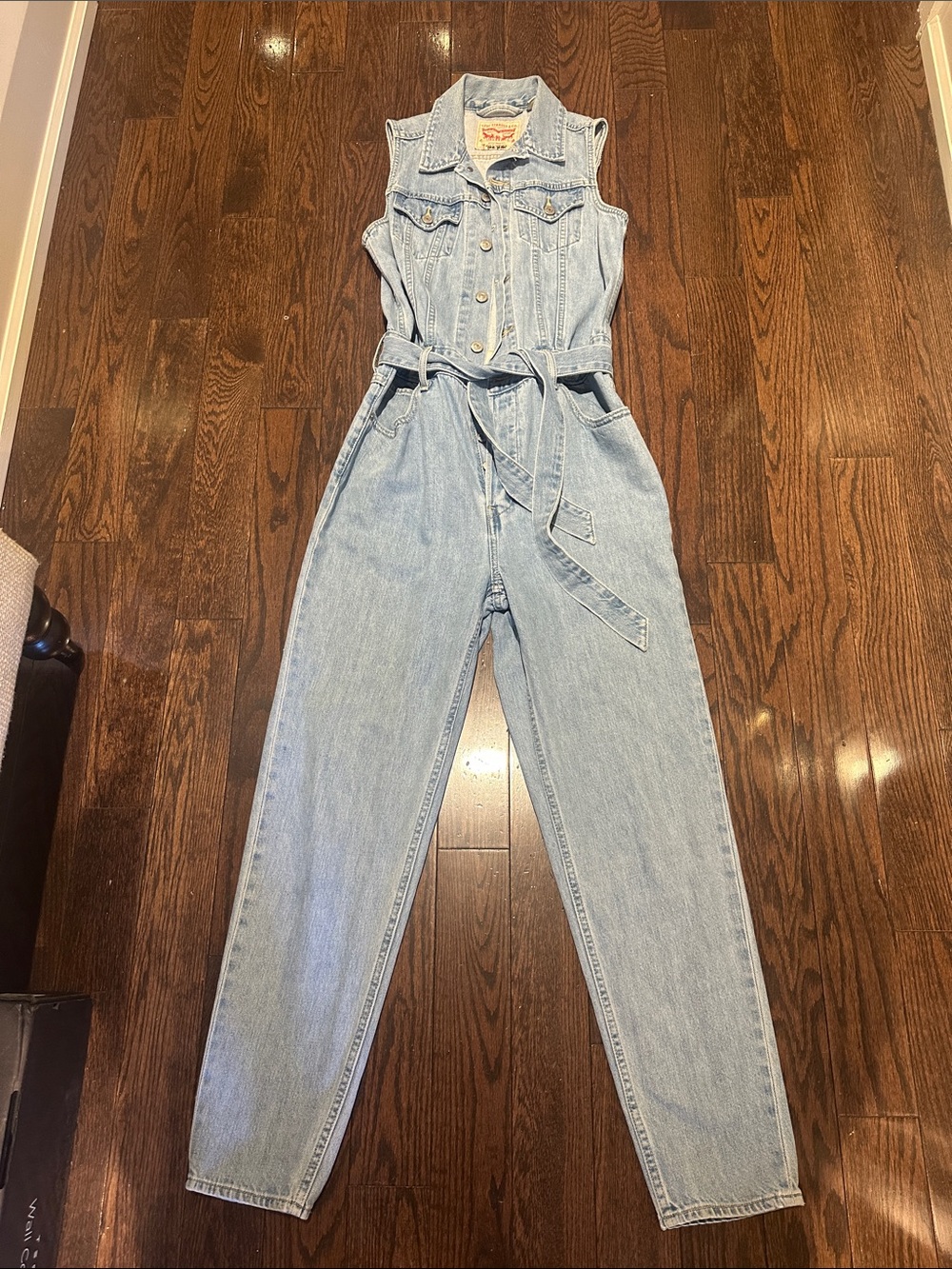 LEVI'S Cropped Taper Jumpsuit Women's Small